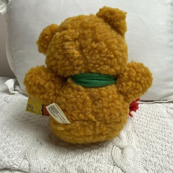 1987/88 Muppets Fozzie Bear Christmas Plush Stuffed Animal 7" McDonalds Tag - Picture 6 of 13